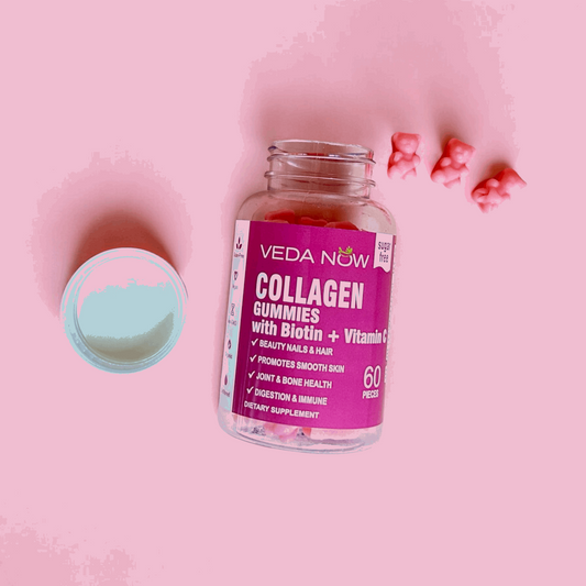 Collagen Gummies with Biotin & Vitamin C | Veda Now